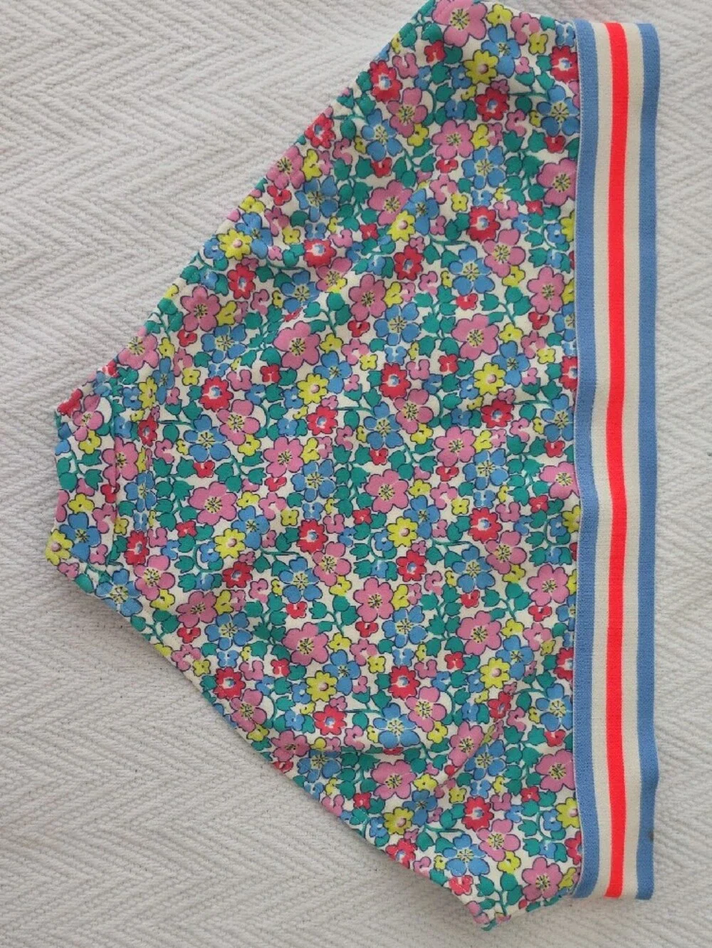 MINI BODEN SIZE 9-10Y Cropped Rash Vest Set in Multi Flowerbed